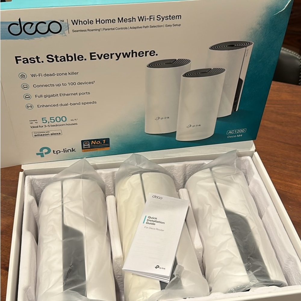 TP-Link Deco AC1200 Dual-Band Mesh Wi-Fi System - White